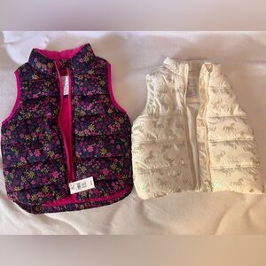Girls 3T puffer vests